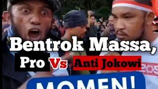 #Serangan_Umum_1_Maret_2024, Bentrok Massa Demo, Pro Vs Anti Jokowi