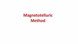 HMGI E-Learning : The Role of Geophysics in Geothermal Exploration (Magnetotelluric)