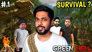 I SURVIVED IN AMAZON FOREST WITH FRIENDS ! | Green Hell gameplay | Tamil | Mr IG #1