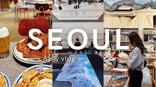 SEOUL, KOREA FOOD/CAFE VLOG  | New Cafes, Local Restaurants & Bars! ️