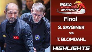 Final - 세미 사이그너 Semih SAYGINER vs 토브욘 블롬달 Torbjorn BLOMDAHL. H/L