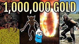 1 MILLION Gold In EVERY Elder Scrolls Game