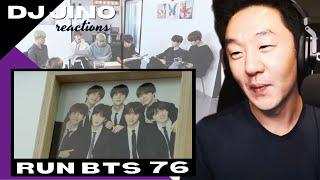 DJ REACTION to KPOP - RUN BTS EPISODE 76