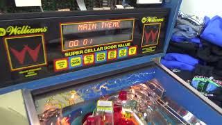 Playfield repair and troubleshooting Williams Whirlwind Pinball