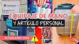 Equipaje de mano para viajar en avión en 2024