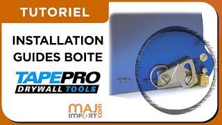 Tapepro tutoriel installation bead guides / how to install Tapepro flat box bead guides