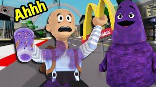 Probe la Malteada de Grimace en Brookhaven /Roblox