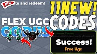 ️TODAY!!!!️All Working Codes For FLEX UGC NOVEMBER 2024 (ROBLOX)-Flex UGC Codes-Flex UGC 2024