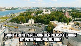 Saint Trinity Alexander Nevsky Lavra (Monastery) in St Peterburg, Russia