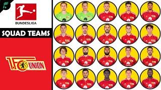 FC UNION BERLIN 🟡 MEN SQUAD TEAMS - Bundesliga Season 2023/2024 | FAN Football