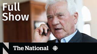 CBC News: The National | Frank Stronach arrested, charged with rape