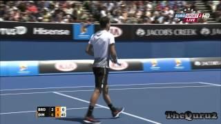 Australian Open 2015 R1 Grigor Dimitrov vs Dustin Brown