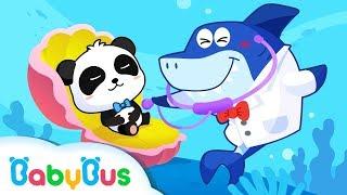 Doctor Shark Check on Baby Panda | Baby Shark, Baby Crocodile | Kids Songs collection | BabyBus