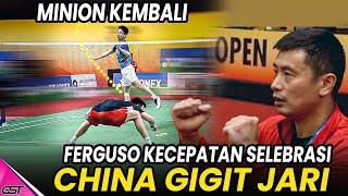 TERIAKAN SELEBRASI FERGUSO CHINA DIBUNGKAM KEVIN / MARCUS MINION !