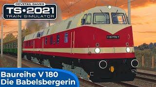 DEUTSCHE REICHSBAHN | Babelsbergerin V180 & Stralsund - Ostseebad Binz | TRAIN SIMULATOR 2021