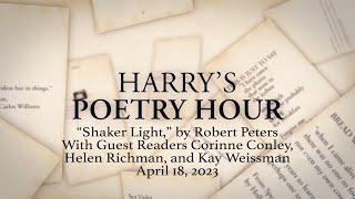 Harry's Poetry Hour: "Shaker Light" by Robert Peters