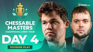 Magnus v Fedoseev & Denis v Jose In Winners Semis! Who'll Flinch First? Chessable Masters 2024 Day 4