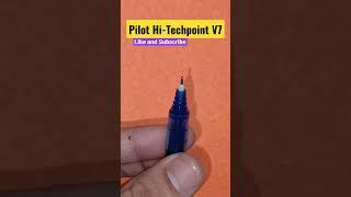 Pilot Hi-tech point V7 Non-refillable #stationerywallah #satisfying #shorts #youtubeshorts #pilotpen