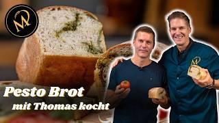 Geniales Pestobrot mit "Thomas kocht" - Grillbrot mit selbstgemachtem Pesto  - Grillrezept