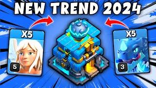 TH12 Queen Charge Electro Dragon Attack Strategy | New Th12 Attack Strategy 2024 - Clash Of Clans