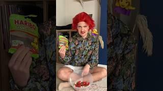 MAKING VIRAL CANDY SALAD  #familyfun #food #reaction