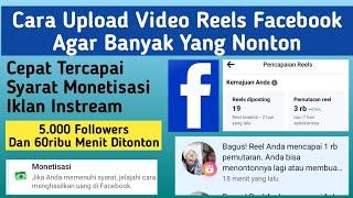 Cara Upload Video Reels Facebook Agar Banyak Yang Nonton