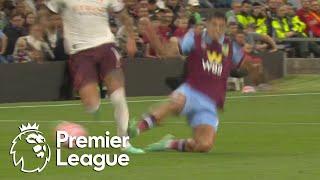 Anass Zaroury receives red card after dangerous tackle on Kyle Walker | Premier League | NBC Sports