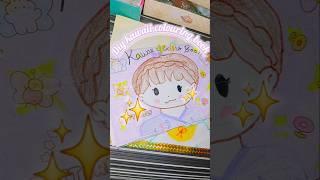 Diy kawaii colouring book homemade colouring book ️ #vivi #diy #colouring #kawaii #cute #shorts