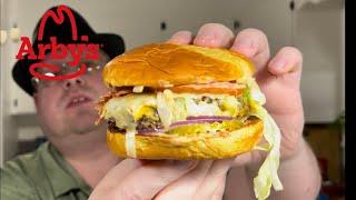 Arby’s new big cheesy bacon burger review