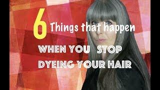 6 Things that happen when you Stop Dyeing your Hair