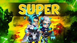 Hero wars, super power/ over power/ unstoppable team with Lars And Krista. better than ever. HW.