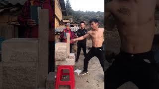 Difficult kung fu training for muscular men, one-inch punch VS nunchaku | King of War