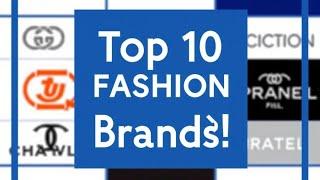 Top 10 luxury Clothing Brands list  