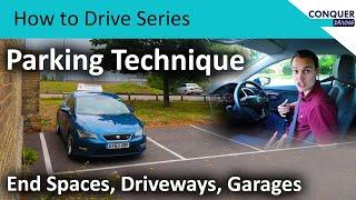 Reverse Parking Technique - Difficult Spaces, Driveways and Garages