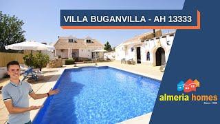 RESERVED! Villa for sale in Albox with an 11x5m pool, annex and garage / Villa Buganvilla  - AH13333