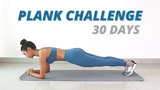 30 Days Plank Challenge!! - Get Flat Abs, Smaller Waist