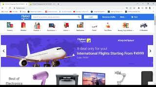 Flipkart Navbar using html css and Javascript only