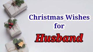 Christmas Wishes For Husband, Boyfriend | Christmas Message For Husband @MagicGiftLab