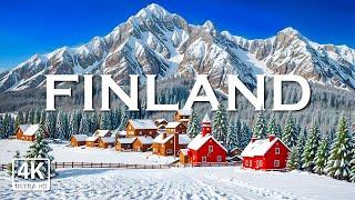 Winter Finland 4K Ultra HD • Stunning Footage Finland, Scenic Relaxation Film with Calming Music