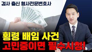 횡령 배임 확실하게 정리해드립니다.횡령죄, 배임죄 횡령, 배임 범죄의 무죄율 ㅣ검사 출신 변호사가 알려드립니다