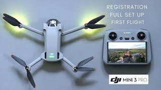 DJI mini 3 Pro Drone - Registration, Set Up & First Flight