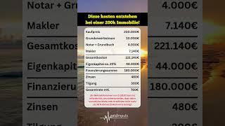 200.000€ Immobilie: So viel musst du wirklich verdienen!  #immobilien #einkommen