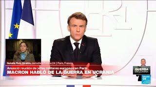 Informe desde París: esto dijo Macron en su alocución sobre Ucrania y Europa • FRANCE 24 Español