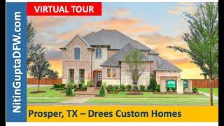 Windsong Ranch Prosper Model Home Tour - Oakley || Plan by Drees Custom Homes - Prosper TX