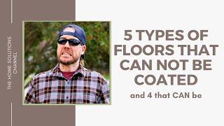 5 Types of Floors That Can't Be Coated (Polyurea Concrete Coating)