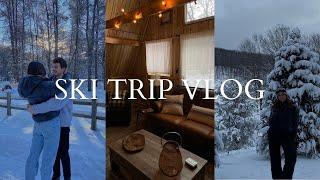 MICHIGAN VLOG: skiing, hanging out with friends, cute cabin!! | Daria Afshar