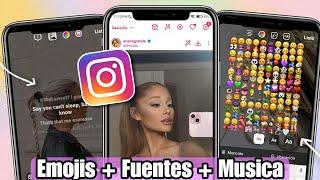 INSTAGRAM ESTILO IPHONE en ANDROID 2024 Con Fuentes IOS + Música con letra IOS y Sonidos 