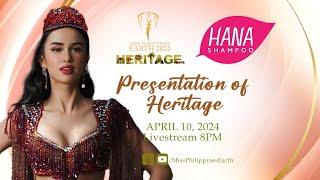 Presentation of Miss Philippines Earth 2024 Heritage