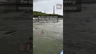 French minister swims in Seine River ahead of Paris Olympics ‍️