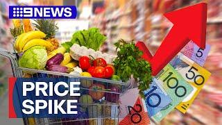 Which items have gone up in price the most | 9 News Australia